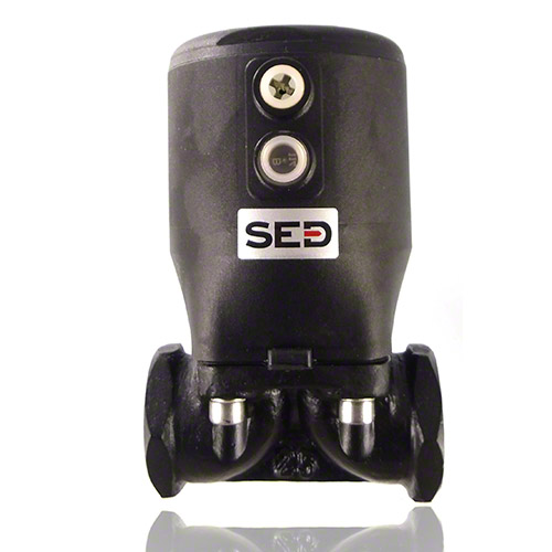 2/2-Wege-Metall-Membranventil, Funktion DA, Steuerluftanschluss 90&deg; zum Durchfluss