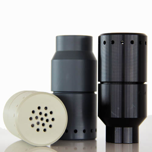 Fussventil aus PP f&uuml;r den senkrechten Einbau