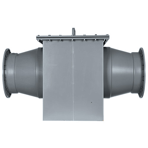 Tropfenabscheider aus PVC U - Einschub oben ziehbar,&nbsp; Baureihe TA 125-2, ohne Spr&uuml;heinheit