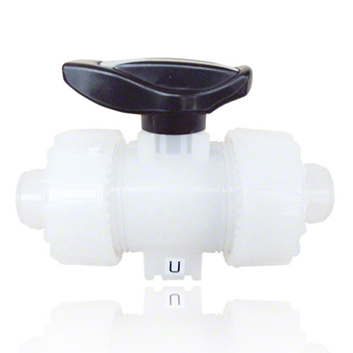 PVDF 2-Wege-Kugelhahn, Schwei&szlig;stutzen, FPM