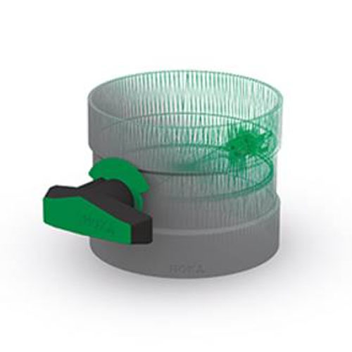 Drosselklappe mit Griff und 15&deg; Raster