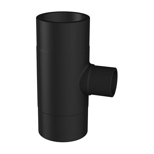 T-St&uuml;ck 90&deg;, PE 100, SDR 17, reduziert, lang