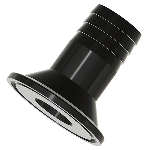 PE ISO Clamp mit Anschlu&szlig; Schlaucht&uuml;lle