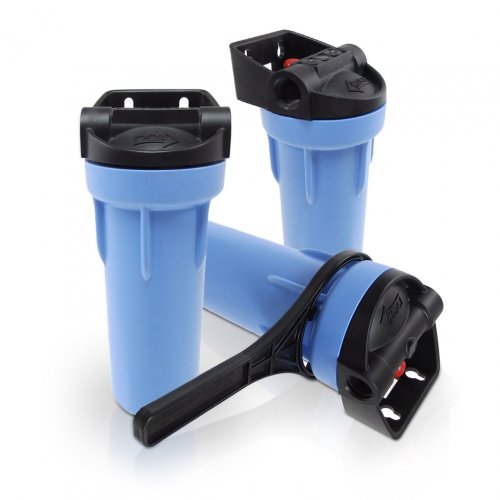 Pentek Wasserfilter Geh&auml;use 3 G Standard, 10 Zoll, mit Halterung / Manomteraufnahme